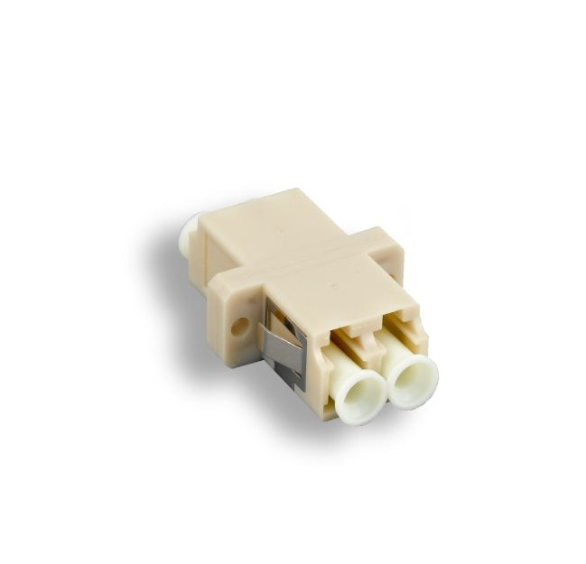 Kentek Fiber Optic Adapter LC to LC LC/LC Duplex Panel Mount Feedthrough Coupler Multimode