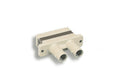 Kentek Fiber Optic Adapter ST to SC ST/SC Duplex Flange Mount Feedthrough Coupler Multimode