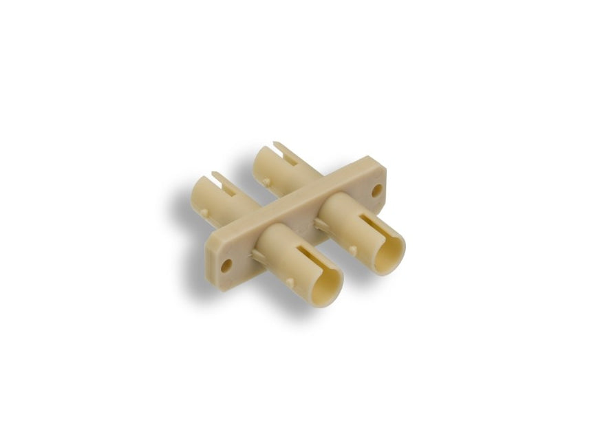 Kentek Fiber Optic Adapter ST to ST ST/ST Duplex Flange Mount Feedthrough Coupler Multimode