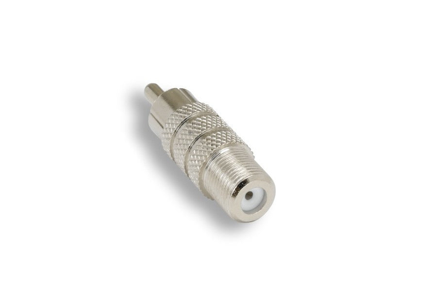 Kentek RCA Male to F-Type Coax Coaxial Female M/F Adapter Connector Plug Jack