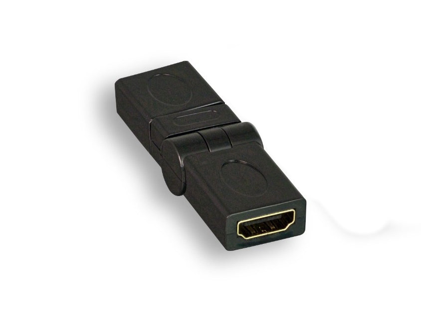 Kentek HDMI Female to Female F/F Coupler Swiveling Type Adapter Connector Changer Extender 360 Degree 360��