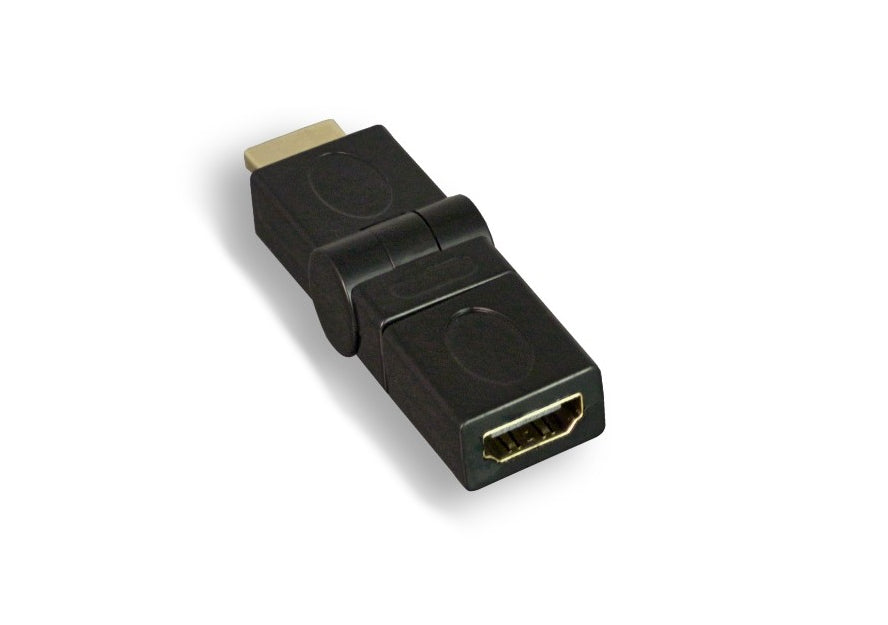 Kentek HDMI Male to Female M/F Coupler Swiveling Type Adapter Connector Changer Extender Port Saver 360 Degree 360��