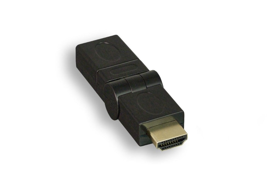 Kentek HDMI Male to Female M/F Coupler Swiveling Type Adapter Connector Changer Extender Port Saver 360 Degree 360��