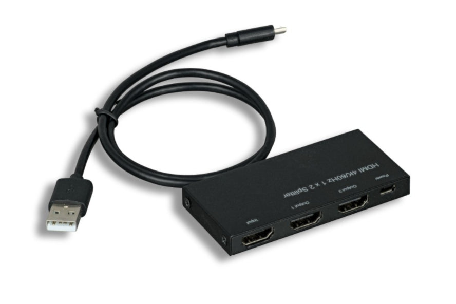 Kentek 4K HDMI 2.0 Splitter 1 in 2 Out Adapter 4K@60Hz HDR HDCP 2.2 3D
