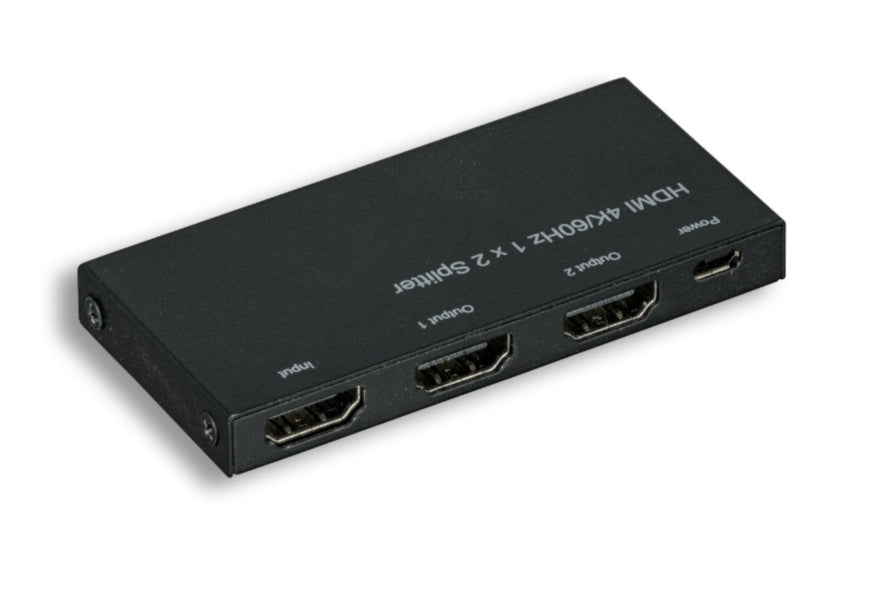 Kentek 4K HDMI 2.0 Splitter 1 in 2 Out Adapter 4K@60Hz HDR HDCP 2.2 3D