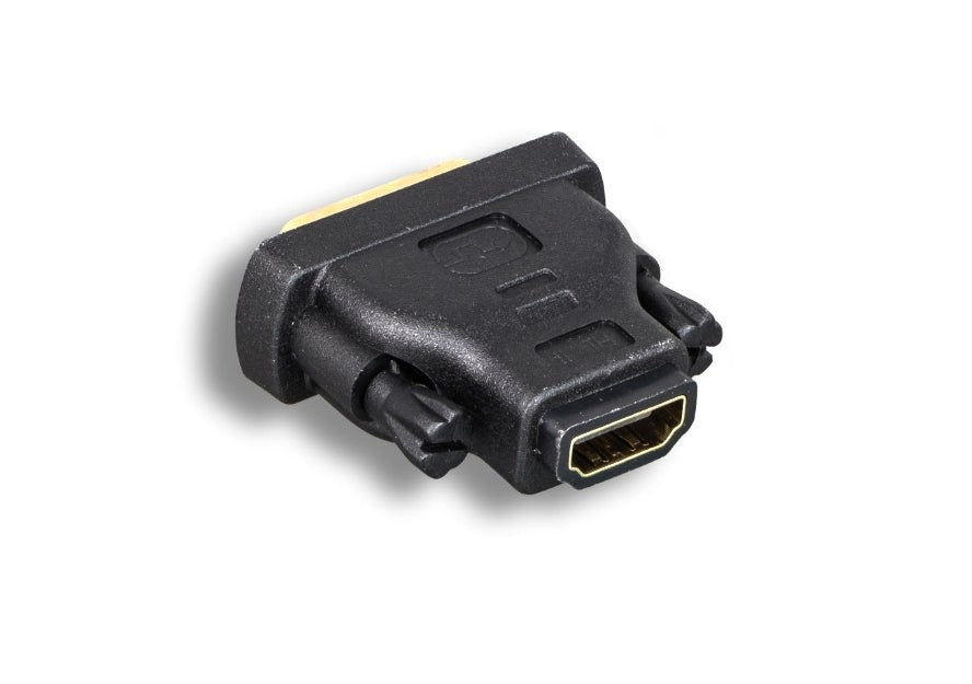 Kentek HDMI Female to DVI-D Digital Dual Link Male F/M Adapter Connector with Screws LCD lED Monitor HDTV 1080P Black