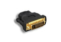 Kentek HDMI Female to DVI-D Digital Dual Link Male F/M Adapter Connector with Screws LCD lED Monitor HDTV 1080P Black