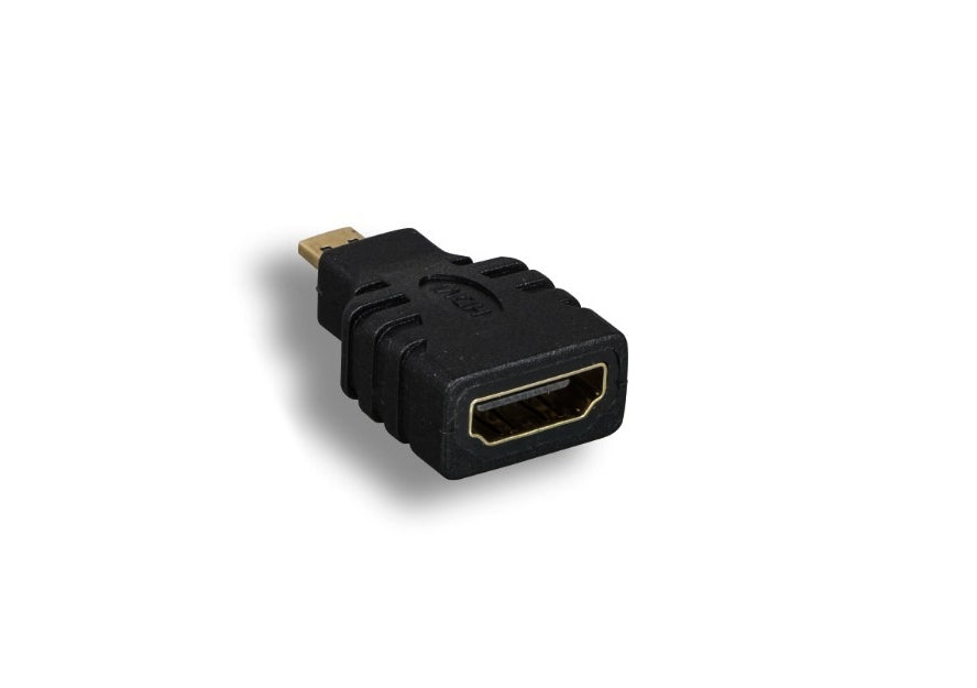 Kentek HDMI Female to Micro HDMI Male Adapter F/M Changer Gold-Plated Connector Molded HDTV Digital Camera Mobil Device 1080p Type A to D