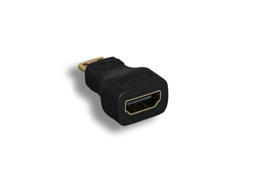 Kentek HDMI Female to Mini HDMI Male Adapter F/M Changer Gold-Plated Connector Molded HDTV Digital Camera Tablet Camcorder Type A to C