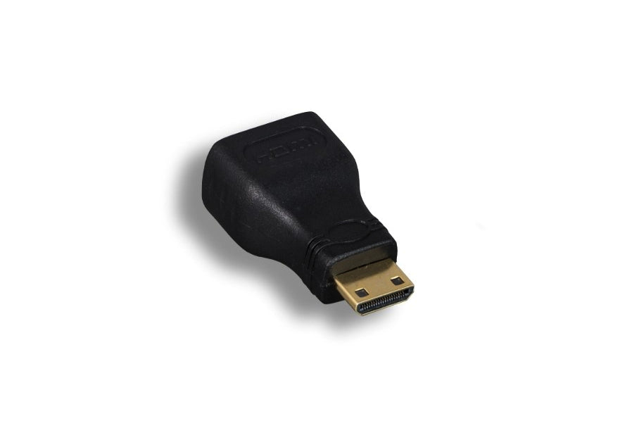 Kentek HDMI Female to Mini HDMI Male Adapter F/M Changer Gold-Plated Connector Molded HDTV Digital Camera Tablet Camcorder Type A to C