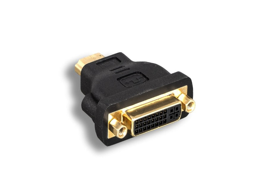 Kentek HDMI Male to DVI-D Digital Dual Link Female M/F Adapter Connector with Screws LED LCD HDTV Monitor 1080P Black