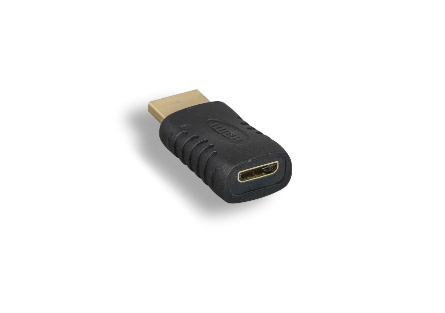 Kentek HDMI Male to Mini HDMI Female Adapter M/F Changer Gold-Plated Connector Molded HDTV Digital Camera Tablet Camcorder Type A to C