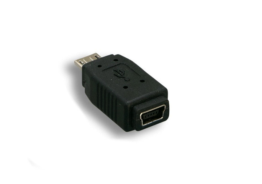 KENTEK USB 2.0 Micro B 5 Pin Male to Mini B 5 Pin Female Converter Adapter M/F Changer Coupler for Laptop Computer Camera Cell Phone Tablet PC