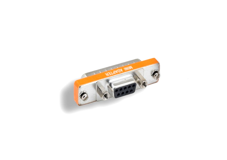 KENTEK Mini DB25 Male to DB9 Female, Male to Female M/F Serial at Modem Mini Adapter Changer Coupler RS-232