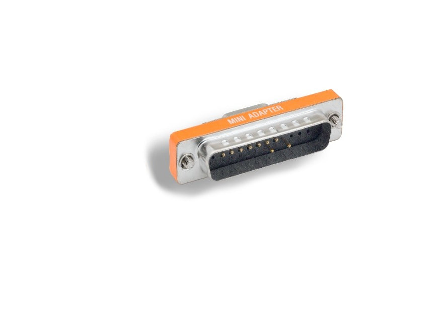 KENTEK Mini DB25 Male to DB9 Female, Male to Female M/F Serial at Modem Mini Adapter Changer Coupler RS-232