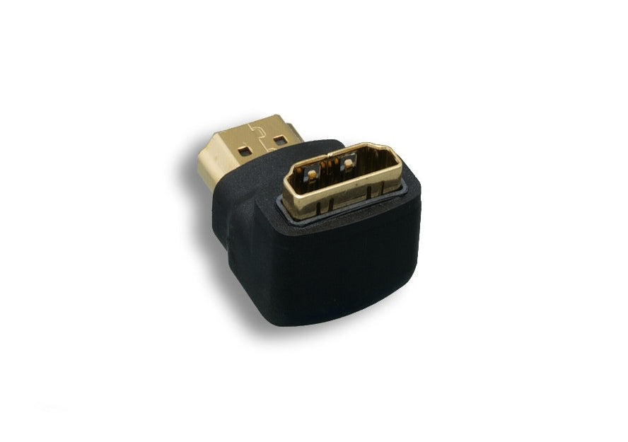 Kentek HDMI Male to Female M/F 90 Degree 90�� Changer Adapter Gold-Plated Connector Molded