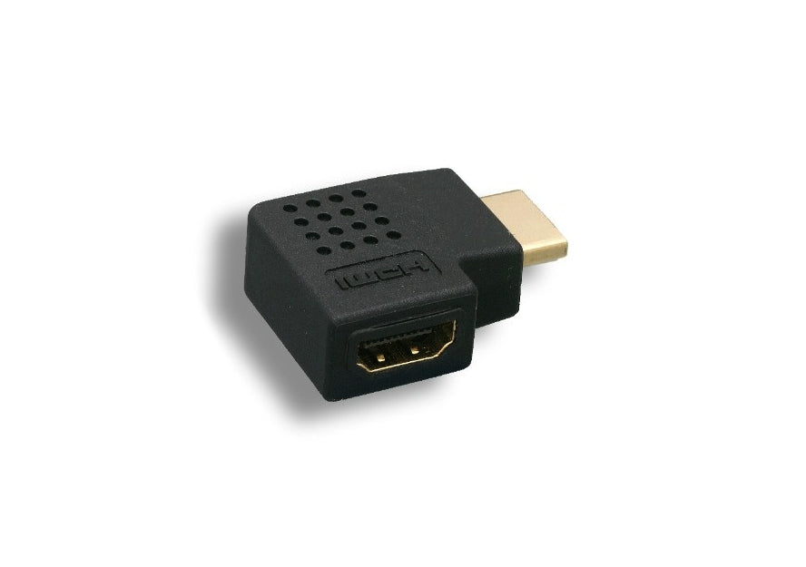 Kentek HDMI Male to Female M/F Vertical Flat 270 Degree 270�� Changer Adapter Gold-Plated Connector Molded