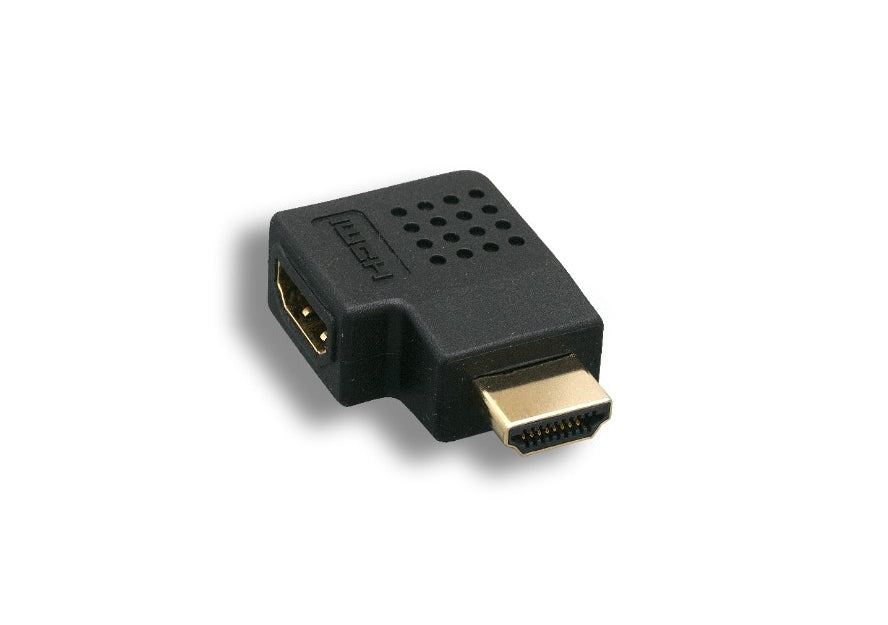 Kentek HDMI Male to Female M/F Vertical Flat 270 Degree 270�� Changer Adapter Gold-Plated Connector Molded