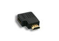 Kentek HDMI Male to Female M/F Vertical Flat 90 Degree 90�� Changer Adapter Gold-Plated Connector Molded