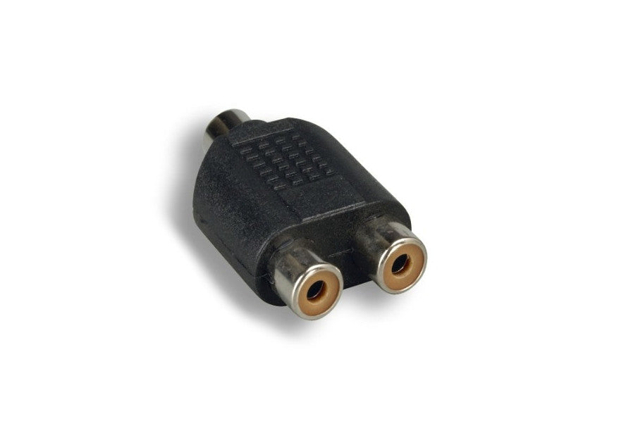 KENTEK RCA Mono Female to RCA RW Female F/F Y Adapter Converter Connector for Audio Stereo TV System