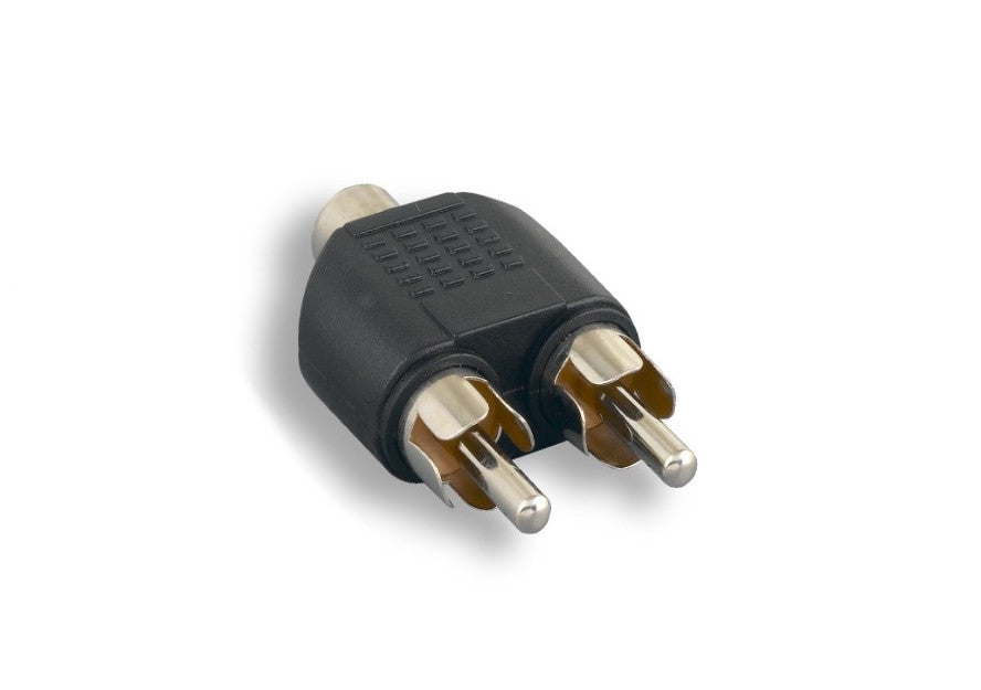 Kentek RCA Mono Female to RCA RW Male M/F Y Adapter Converter Connector for Audio Stereo TV System
