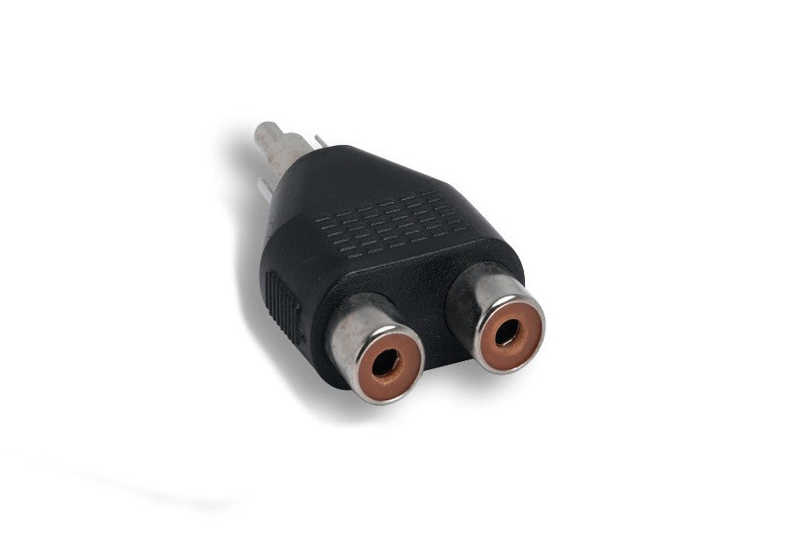 Kentek RCA Mono Male to RCA RW Female M/F Y Adapter Converter Connector for Audio Stereo TV System