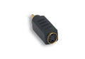 Kentek RCA Male to S-Video Female Gold Plated Adapter Video Connector M/F