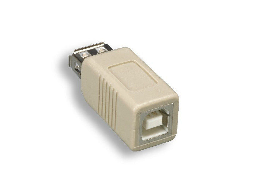 KENTEK USB 2.0 Type A Female to Type B Female F/F Converter Extender Changer Adapter Coupler for Printer Scanner Modem PC Computer Laptop