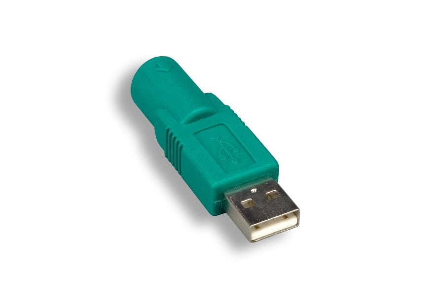 KENTEK USB 2.0 Type A Male to Mini DIN 6 Pin Female Mouse Adapter M/F Converter Port Saver Changer Coupler for PC Computer